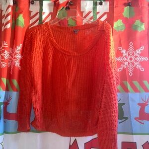 Charlotte Russe Orange Sweater